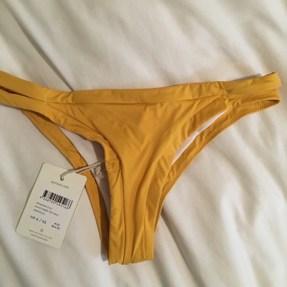Rhythm yellow bikini bottom